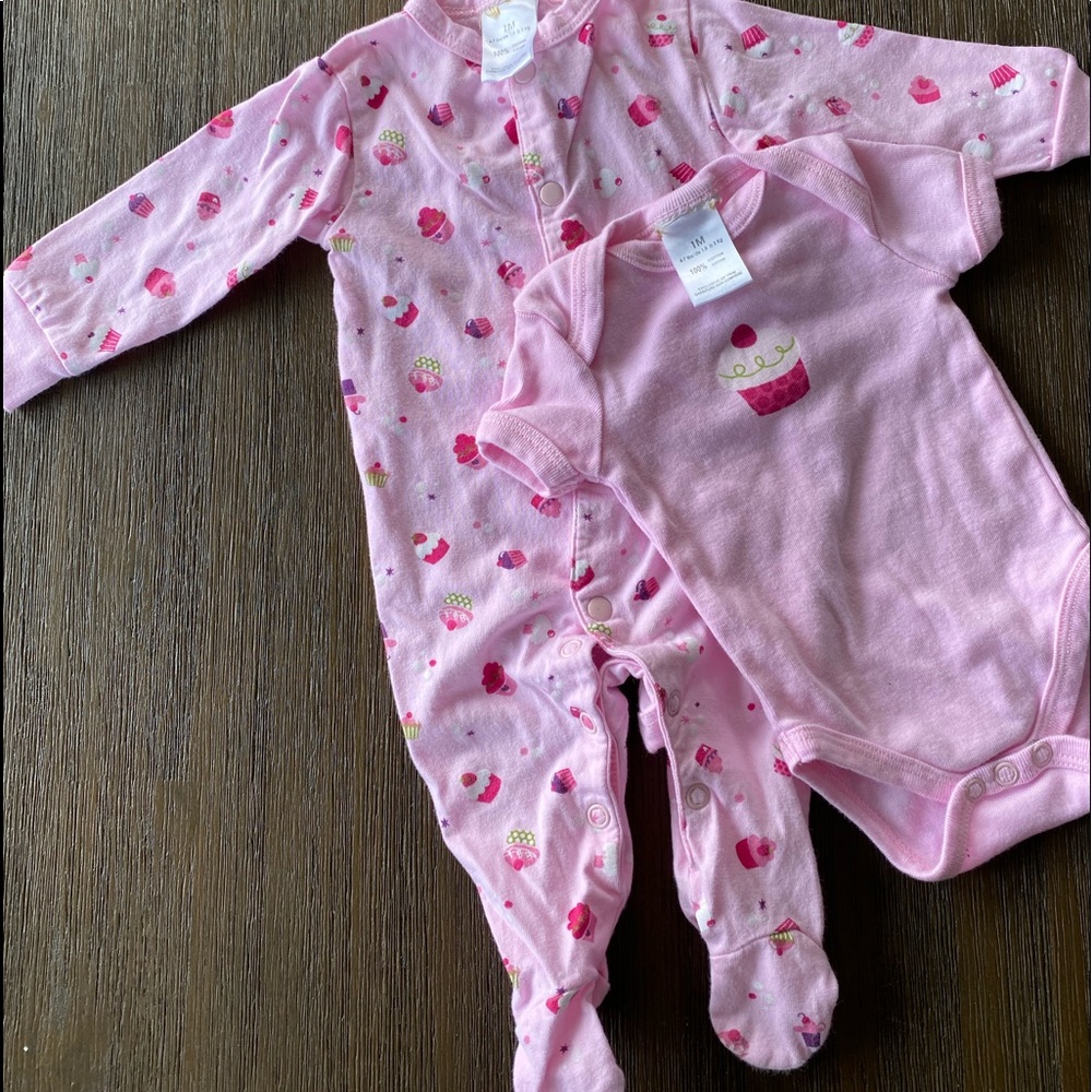 Baby Girl Cupcake set